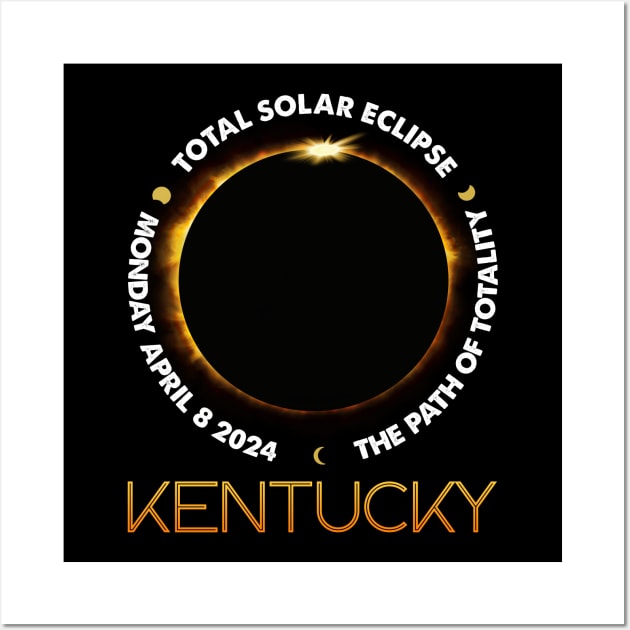 KENTUCKY Total Solar Eclipse 2024 American Totality April 8 Wall Art by Sky full of art